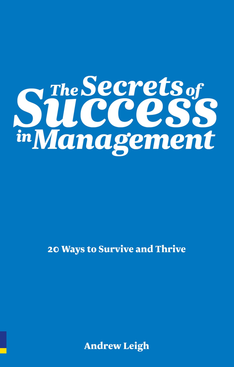The Secrets of Success in Management
